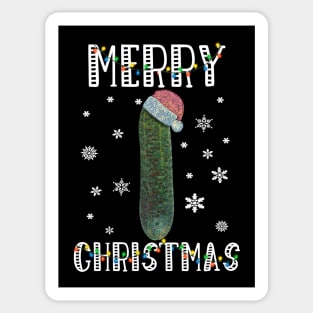 Santa Cucumber - Merry Christmas Sticker